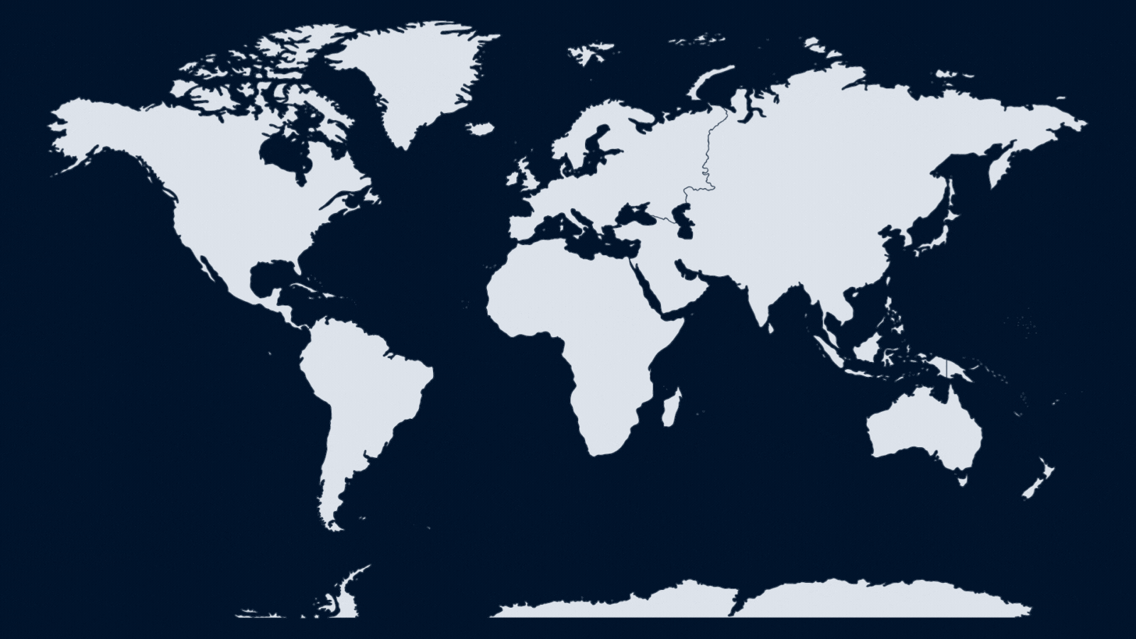 Worldmap showcasing the countries with Jurat members